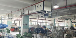 大型制衣厂整体降温，安装蒸发冷省电空调-卧式射流机型.png