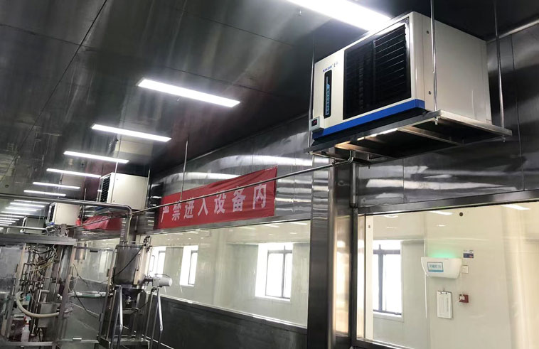 车间降温解决方案，应用星科蒸发冷省电空调-卧式轴流